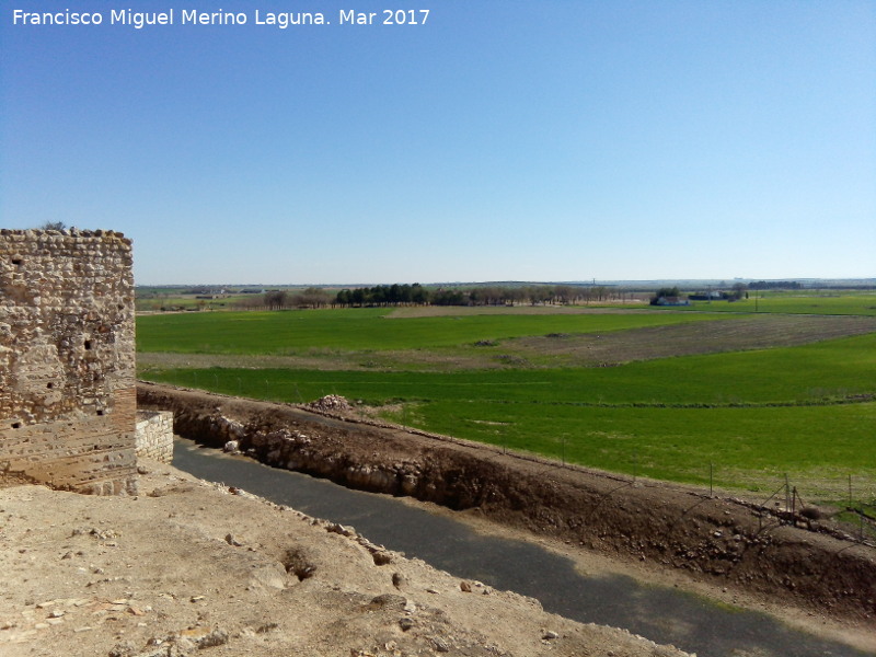 Calatrava la Vieja. Foso - Calatrava la Vieja. Foso. En la zona de la medina