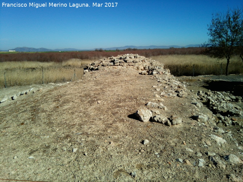 Calatrava la Vieja. Coracha del Alczar - Calatrava la Vieja. Coracha del Alczar. Parte alta