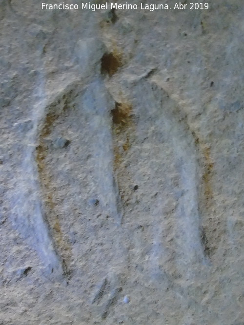 Dolmen de Soto. Petroglifo XII - Dolmen de Soto. Petroglifo XII. Petroglifo superior