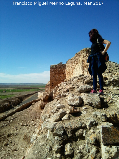 Calatrava la Vieja. Muralla de la Medina - Calatrava la Vieja. Muralla de la Medina. 