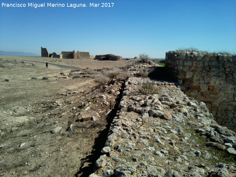 Calatrava la Vieja. Muralla de la Medina - Calatrava la Vieja. Muralla de la Medina. 