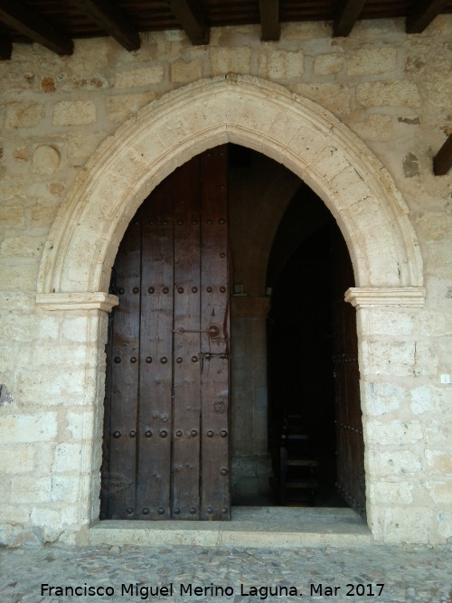 Ermita de Alarcos - Ermita de Alarcos. Portada del porche