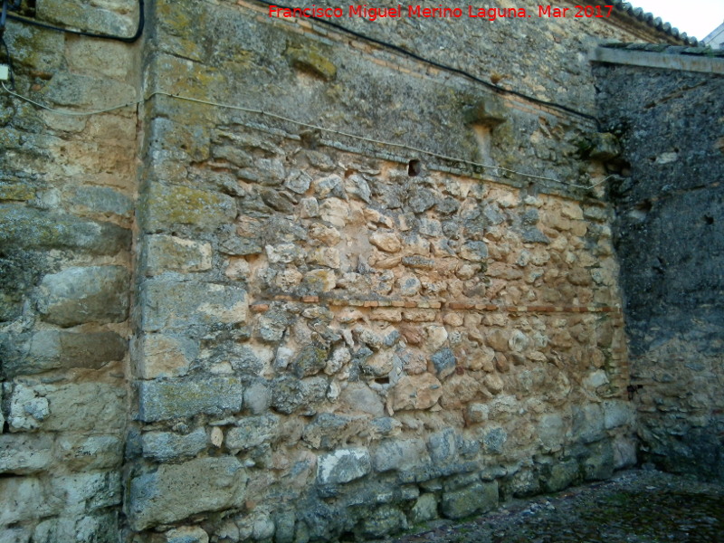 Santuario de Ntra Sra de la Encarnacin. Mezquita - Santuario de Ntra Sra de la Encarnacin. Mezquita. Muro antiguo