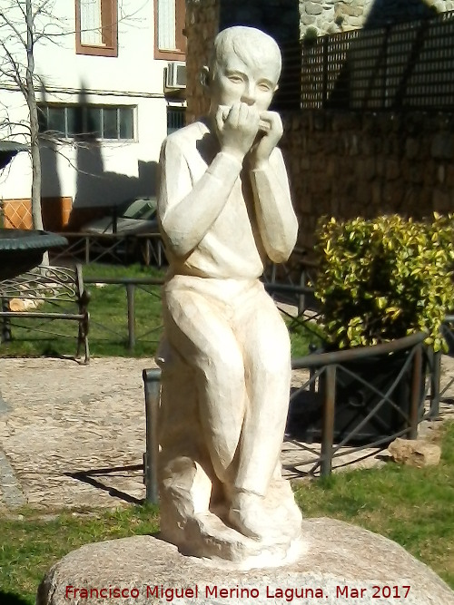Escultura Nio de la Harmnica - Escultura Nio de la Harmnica. Escultura