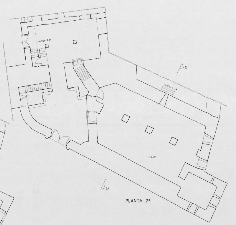 Castillo de Sabiote - Castillo de Sabiote. Plano planta segunda. IPCE 1983