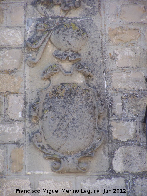 Palacio de los Teruel - Palacio de los Teruel. Escudo izquierdo