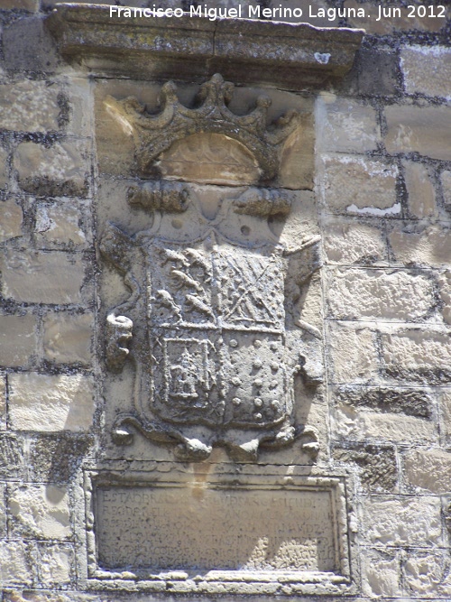 Palacio de los Mendoza - Palacio de los Mendoza. Escudo de los Camarasa