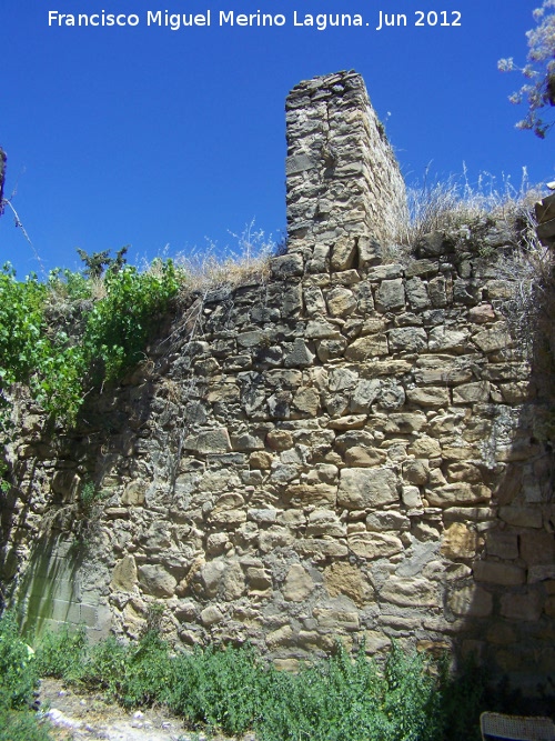 Muralla de Sabiote - Muralla de Sabiote. Muralla Norte intramuros
