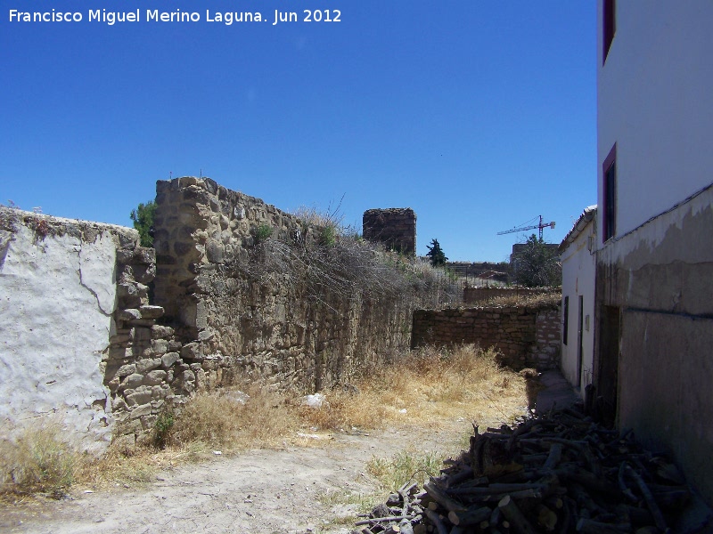 Muralla de Sabiote - Muralla de Sabiote. Muralla Norte intramuros