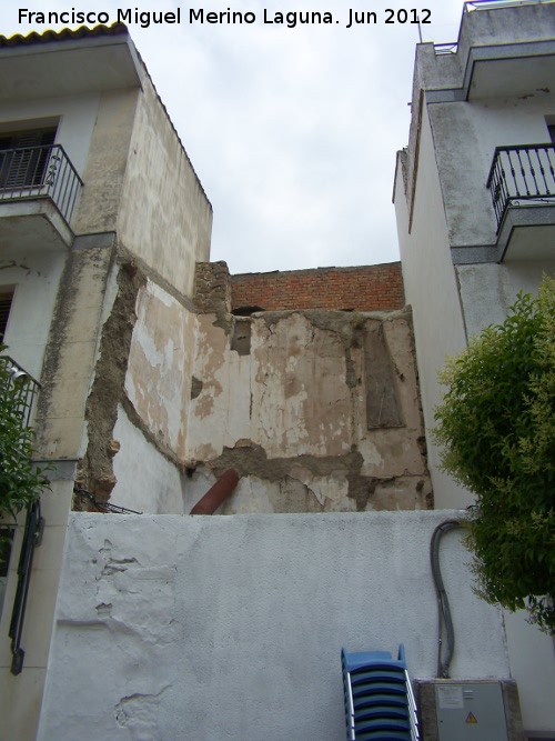 Muralla de Sabiote - Muralla de Sabiote. Restos de muralla del Paseo Gallego Daz