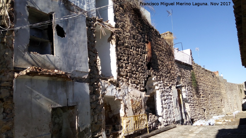 Muralla de Sabiote - Muralla de Sabiote. Lienzo oeste intramuros recuperado