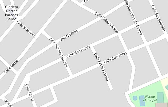 Calle Jacinto Benavente - Calle Jacinto Benavente. Mapa