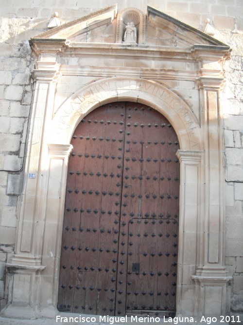 Iglesia de la Virgen de la Estrella - Iglesia de la Virgen de la Estrella. Portada