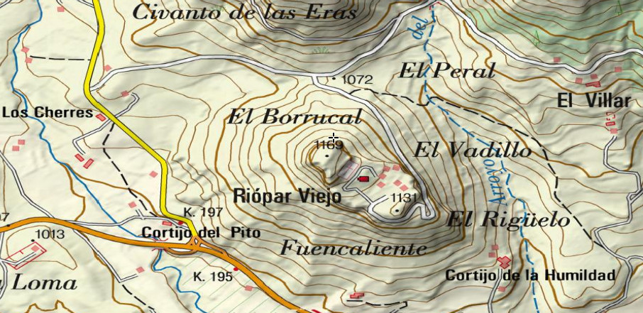 El Borrucal - El Borrucal. Mapa