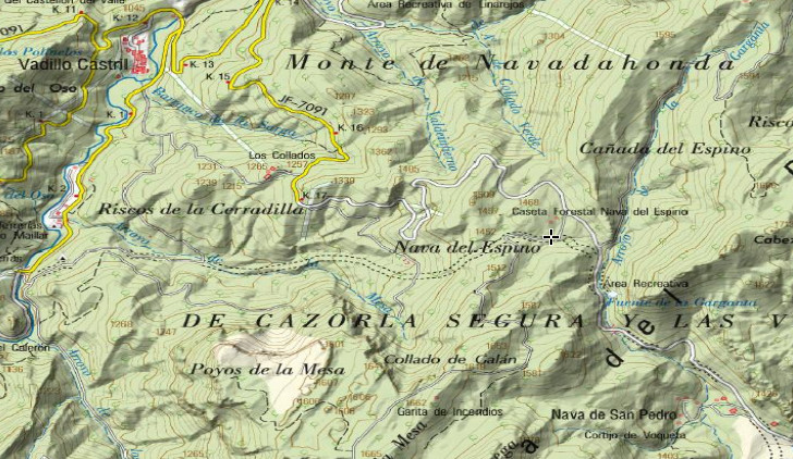 Casa Forestal Nava del Espino - Casa Forestal Nava del Espino. Mapa