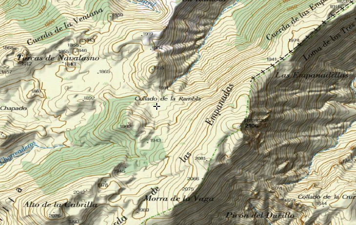 Collado de la Rambla - Collado de la Rambla. Mapa