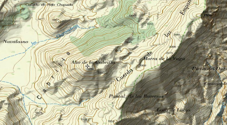 Alto de la Cabrilla - Alto de la Cabrilla. Mapa