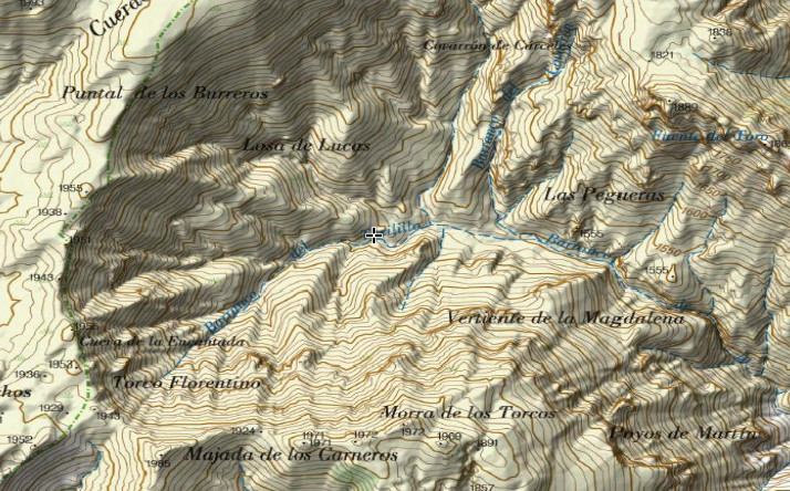 Barranco del Torilillo - Barranco del Torilillo. Mapa