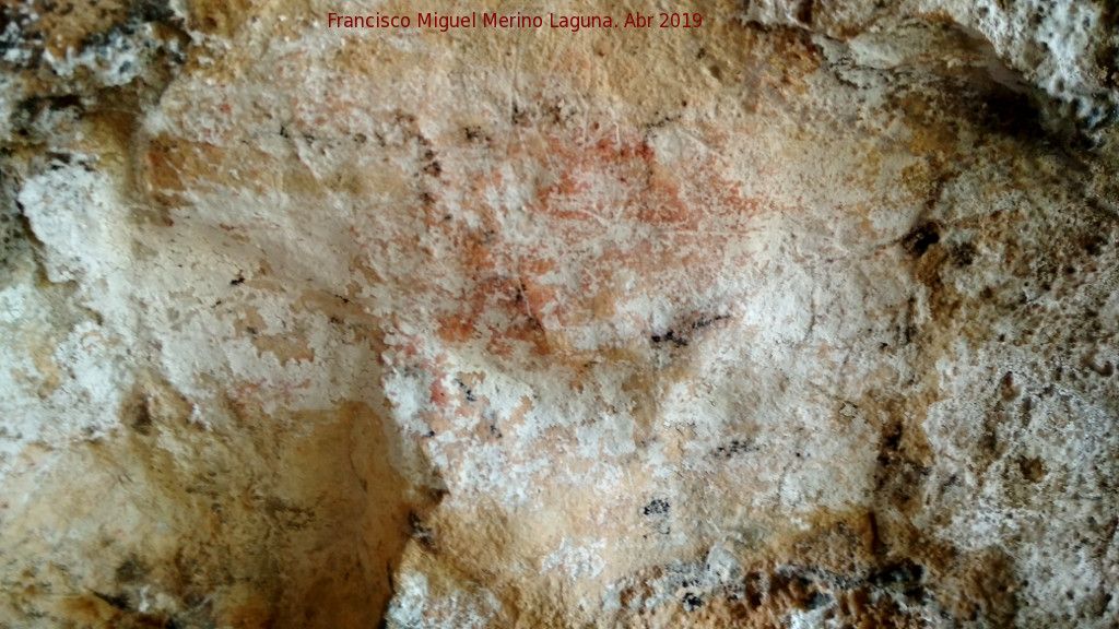 Pinturas rupestres de la Cueva de la Dehesa - Pinturas rupestres de la Cueva de la Dehesa. Restos