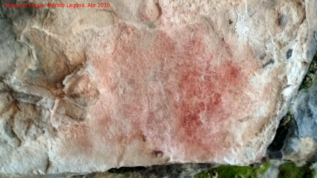 Pinturas rupestres de la Cueva de la Dehesa - Pinturas rupestres de la Cueva de la Dehesa. Restos