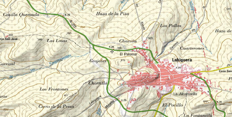Pozo El Palomar - Pozo El Palomar. Mapa