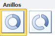 Gráficos anillos Excel 2010. Gráficos. Gráficos anillos