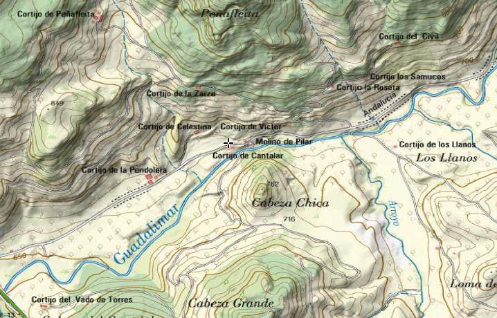 Cortijo Cantalar - Cortijo Cantalar. Mapa