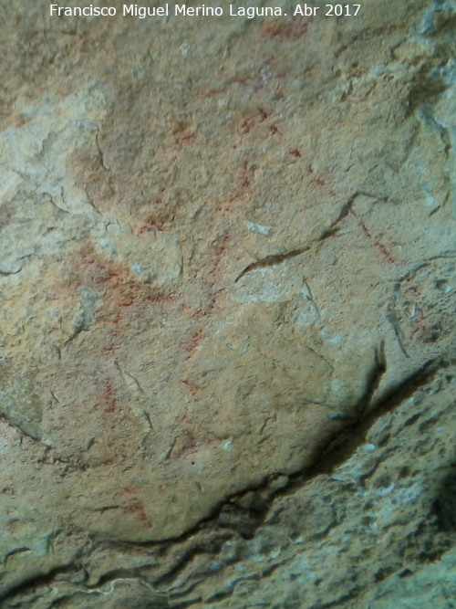 Pinturas rupestres del Abrigo de Aznaitn de Torres V - Pinturas rupestres del Abrigo de Aznaitn de Torres V. Lneas inferiores
