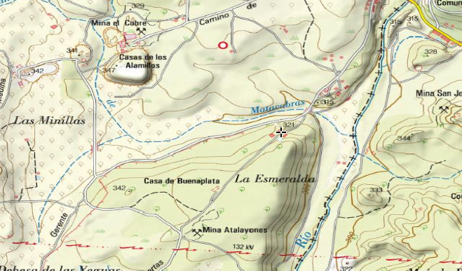 Pozo La Esmeralda - Pozo La Esmeralda. Mapa