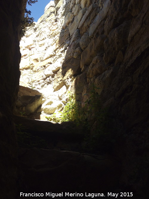 Castillo del Berrueco - Castillo del Berrueco. Escaleras del Torren circular derecho