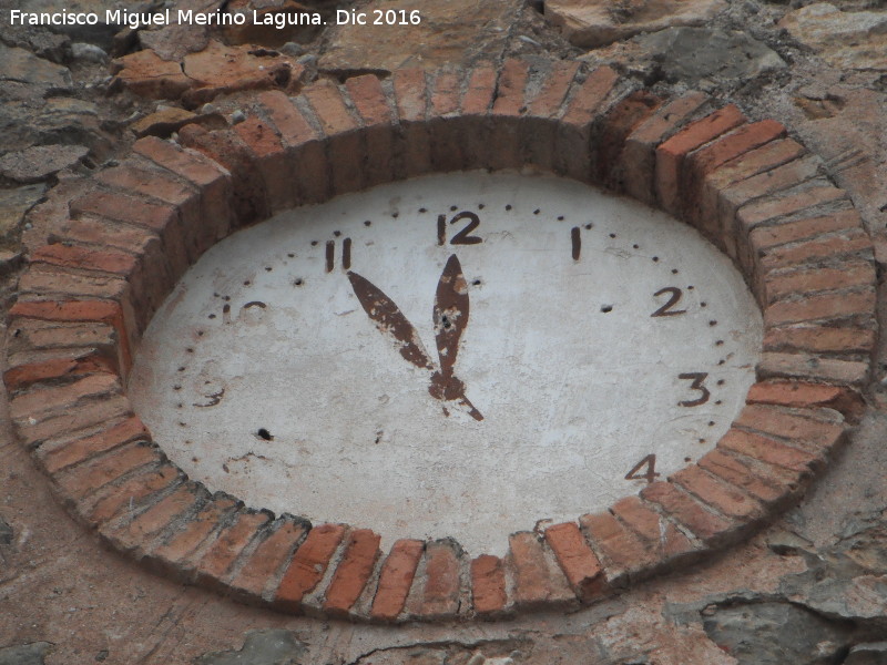 Iglesia de Garcez - Iglesia de Garcez. Reloj pintado