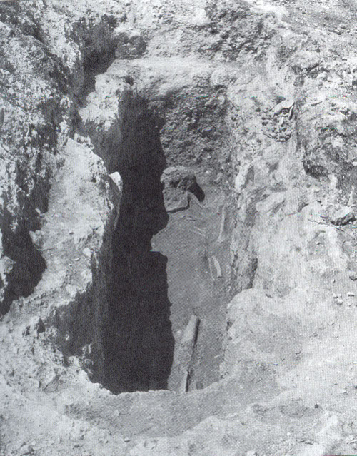 Necrpolis Visigoda del Cerro Miguelico - Necrpolis Visigoda del Cerro Miguelico. Foto antigua. Excavacin arqueolgica