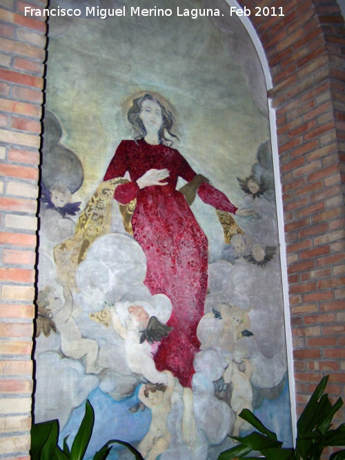 Ermita de Santa Ana - Ermita de Santa Ana. Fresco lateral