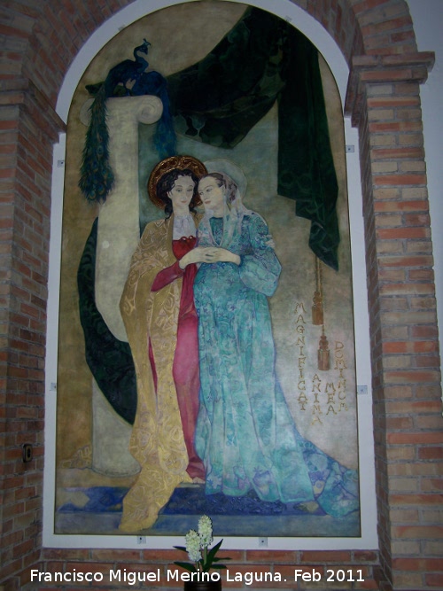 Ermita de Santa Ana - Ermita de Santa Ana. Fresco lateral