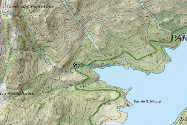 Fuente de los Frailes - Fuente de los Frailes. Mapa