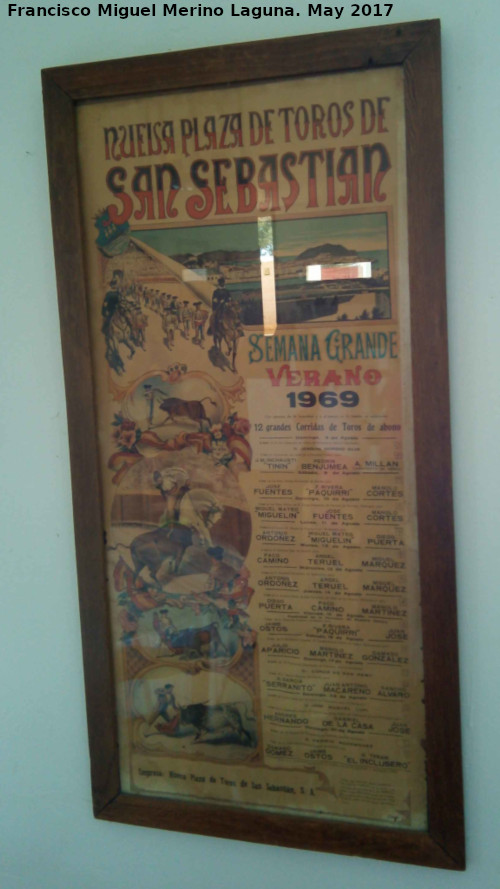 Finca Puerto Laca - Finca Puerto Laca. Cartel de corrida de toros en Santisteban de 1969