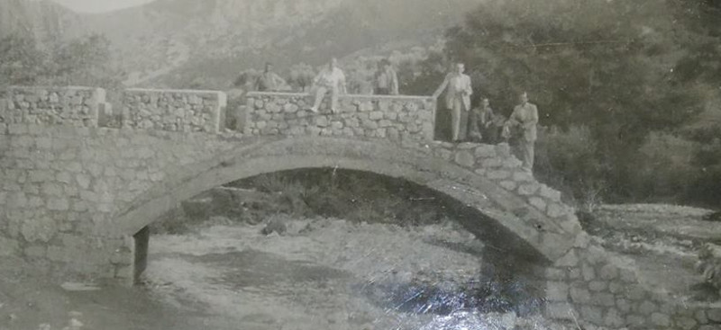 Puente del Quiebrajano - Puente del Quiebrajano. Destrozos producidos por una crecida del Ro Quiebrajano en la primavera de 1953