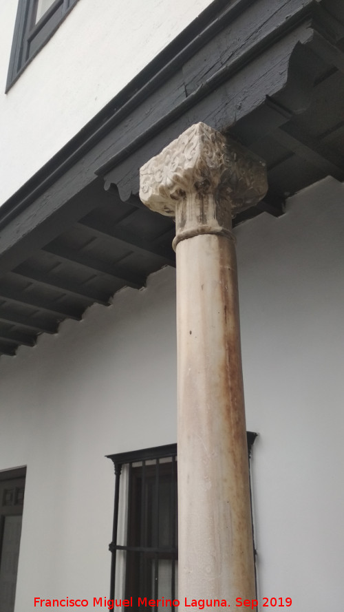 Casa de los Tiros - Casa de los Tiros. Columna