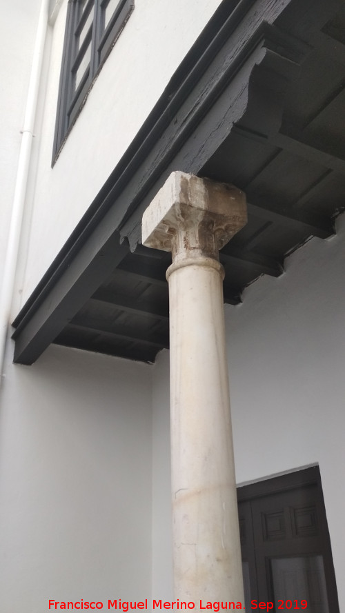Casa de los Tiros - Casa de los Tiros. Columna