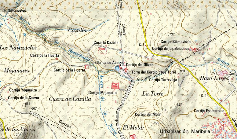 Chimenea de la Fbrica del Olivar - Chimenea de la Fbrica del Olivar. Mapa