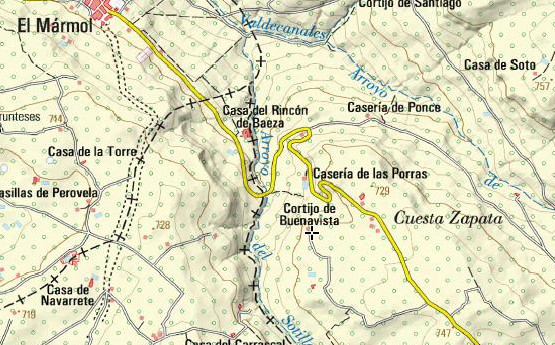 Cortijo de Buenavista - Cortijo de Buenavista. Mapa