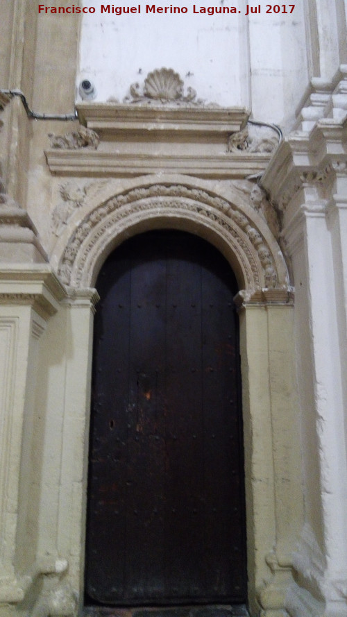 Catedral de Granada. Museo - Catedral de Granada. Museo. Puerta lateral
