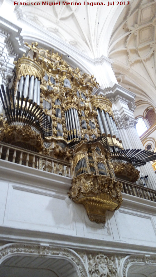 Catedral de Granada. rgano del Evangelio - Catedral de Granada. rgano del Evangelio. 