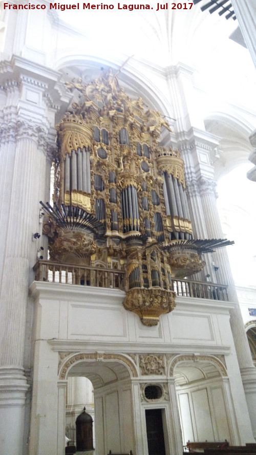 Catedral de Granada. rgano del Evangelio - Catedral de Granada. rgano del Evangelio. 