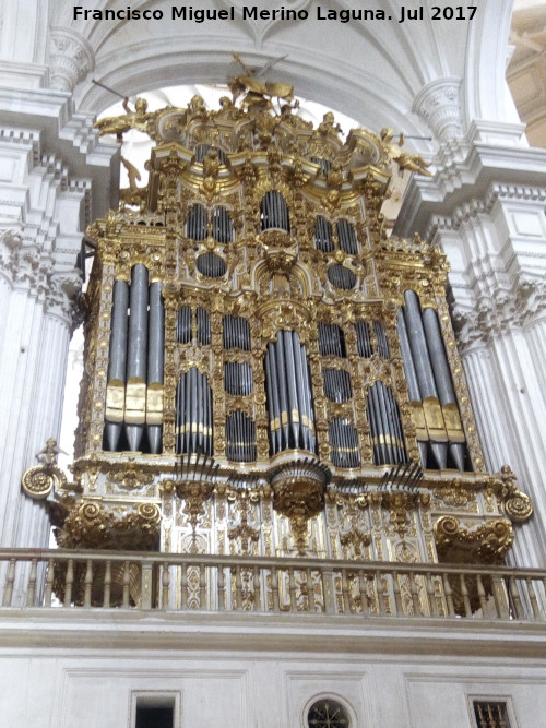 Catedral de Granada. rgano de la Epstola - Catedral de Granada. rgano de la Epstola. Parte trasera