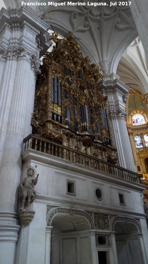 Catedral de Granada. rgano de la Epstola - Catedral de Granada. rgano de la Epstola. Parte trasera