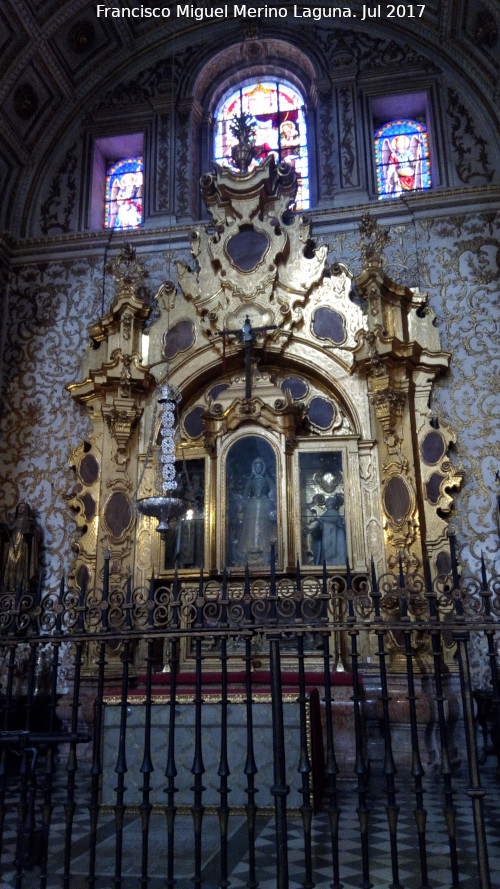 Catedral de Granada. Capilla de la Virgen del Carmen - Catedral de Granada. Capilla de la Virgen del Carmen. Retablo