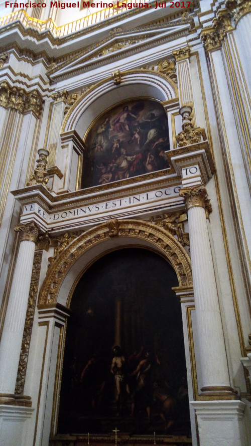 Catedral de Granada. Altar del Santo Cristo - Catedral de Granada. Altar del Santo Cristo. 