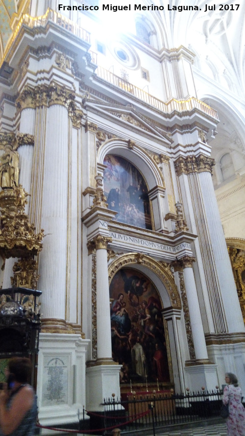 Catedral de Granada. Altar de San Bernardo - Catedral de Granada. Altar de San Bernardo. 