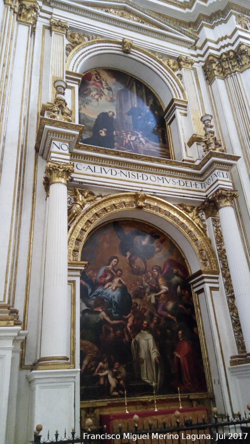 Catedral de Granada. Altar de San Bernardo - Catedral de Granada. Altar de San Bernardo. 